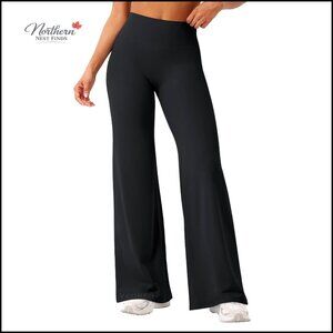 High Waist Straight Leg Yoga Pants No Front Seam 29-35 Inseam